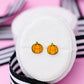 Pumpkin Stud Earrings