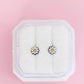 Silver Daisy Stud Earrings
