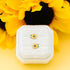 Pair of sunflower stud earrings