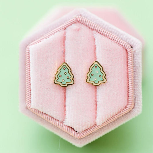 Christmas Sugar Cookie Stud Earrings