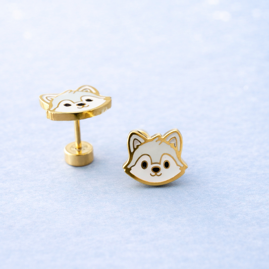 Wolf Stud Earrings