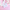 Pink question mark signs on a 'desert peach' branded card with a white ribbon on a pink background