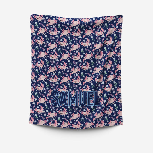 Axolotl | Personalized Plush Blanket