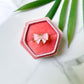 Fidget spinner anti anxiety stress relief ADHD rings in pink bow design