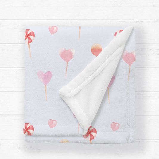 Valentine's Day Candy | Personalized Plush Blanket