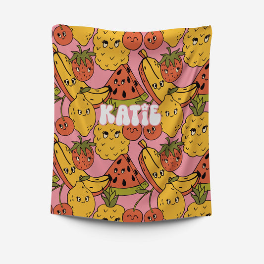 Tutti Frutti | Personalized Plush Blanket