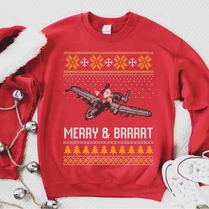 Merry & Brrrt Ugly Sweatshirt