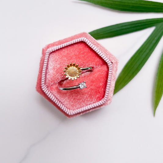 Sunflower Anxiety Ring