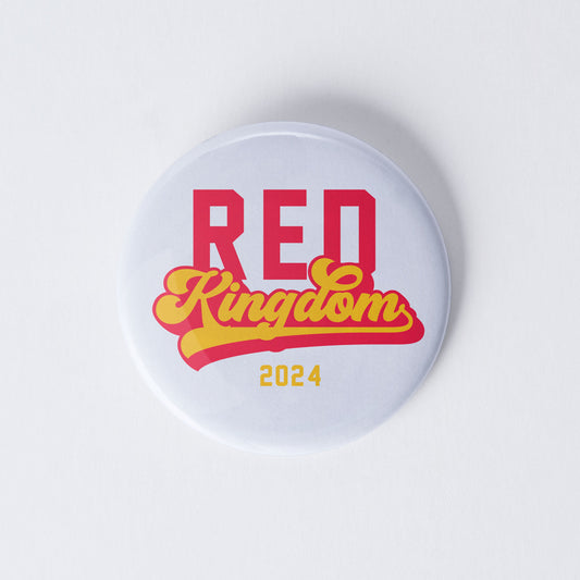 Red Kingdom Pinback Button